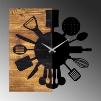 Ceas de perete Wallity Wooden Clock 32 imaginea #6 — magazin online Desire.md