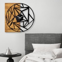 Ceas de perete Wallity Wooden Clock 36 imaginea #2 — magazin online Desire.md