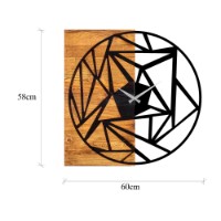 Ceas de perete Wallity Wooden Clock 36 imaginea #7 — magazin online Desire.md