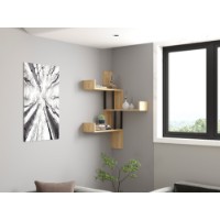 Настенная полка Hanah Home Bombe Sapphire Oak