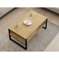 Măsuţă cafea Hanah Home Devon OrtaSapphire Oak imaginea #3 — magazin online Desire.md