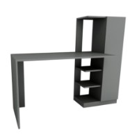 Masa de birou Hanah Home Yagiz Anthracite imaginea #4 — magazin online Desire.md