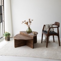 Set masute cafea Hanah Home Altopiano Walnut imaginea #1 — magazin online Desire.md