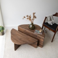 Set masute cafea Hanah Home Altopiano Walnut imaginea #3 — magazin online Desire.md