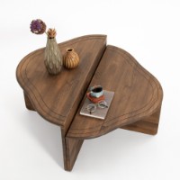 Set masute cafea Hanah Home Altopiano Walnut imaginea #4 — magazin online Desire.md