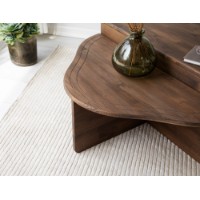 Set masute cafea Hanah Home Altopiano Walnut imaginea #6 — magazin online Desire.md