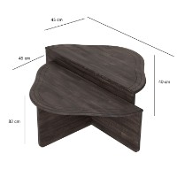 Set masute cafea Hanah Home Altopiano Anthracite imaginea #8 — magazin online Desire.md