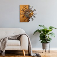Ceas de perete Wallity Wooden Clock 7-A imaginea #3 — magazin online Desire.md