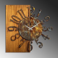Ceas de perete Wallity Wooden Clock 7-A imaginea #4 — magazin online Desire.md