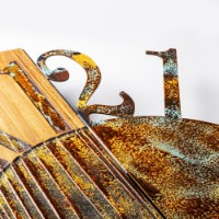 Ceas de perete Wallity Wooden Clock 7-A imaginea #5 — magazin online Desire.md