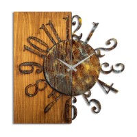 Ceas de perete Wallity Wooden Clock 7-A imaginea #7 — magazin online Desire.md