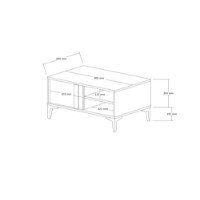 Журнальный столик Hanah Home Sonay фото №5 — интернет-магазин Desire.md