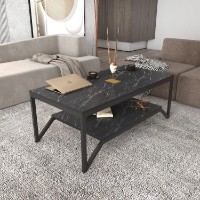Măsuţă cafea Hanah Home Flora Black imaginea #1 — magazin online Desire.md
