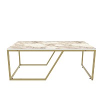 Măsuţă cafea Hanah Home Wendy White Gold imaginea #5 — magazin online Desire.md