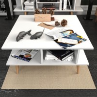 Măsuţă cafea Hanah Home Akya Coffee Table White imaginea #4 — magazin online Desire.md