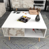 Журнальный столик Hanah Home Ronas White фото №2 — интернет-магазин Desire.md