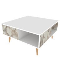 Журнальный столик Hanah Home Ronas White фото №4 — интернет-магазин Desire.md