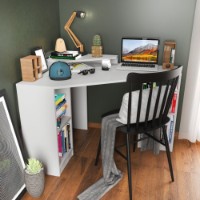 Masa de birou Hanah Home Floating White imaginea #2 — magazin online Desire.md