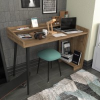 Masa de birou Hanah Home Vanessa Walnut imaginea #2 — magazin online Desire.md