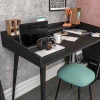 Masa de birou Hanah Home Vanessa Black imaginea #3 — magazin online Desire.md