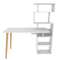 Masa de birou Hanah Home Vina White imaginea #4 — magazin online Desire.md