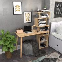 Masa de birou Hanah Home Vina Oak imaginea #2 — magazin online Desire.md