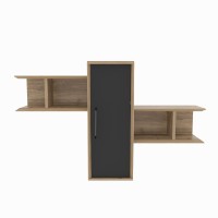 Настенная полка Hanah Home Olida Walnut Black фото №4 — интернет-магазин Desire.md