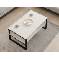 Măsuţă cafea Hanah Home Devon White imaginea #3 — magazin online Desire.md
