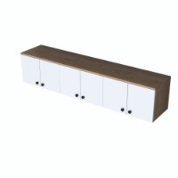 Настенный шкаф Rani EA103 Walnut White фото №6 — интернет-магазин Desire.md
