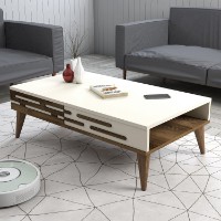 Măsuţă cafea Hanah Home Valensiya Walnut Cream imaginea #1 — magazin online Desire.md