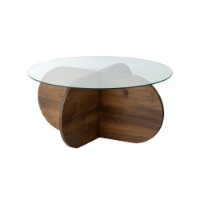 Măsuţă cafea Hanah Home Bubble Wood Walnut imaginea #5 — magazin online Desire.md