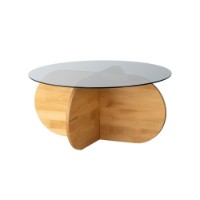 Măsuţă cafea Hanah Home Bubble Wood Fume Oak imaginea #5 — magazin online Desire.md