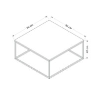 Журнальный столик Hanah Home Loni White фото №7 — интернет-магазин Desire.md