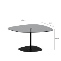 Журнальный столик Hanah Home Soho Dark Grey Black фото №9 — интернет-магазин Desire.md
