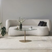 Журнальный столик Hanah Home Soho Transparent Gold фото №2 — интернет-магазин Desire.md