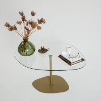 Журнальный столик Hanah Home Soho Transparent Gold фото №7 — интернет-магазин Desire.md