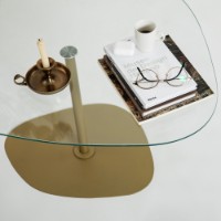 Журнальный столик Hanah Home Soho Transparent Gold фото №8 — интернет-магазин Desire.md
