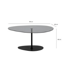 Журнальный столик Hanah Home Porto Dark Grey Black фото №11 — интернет-магазин Desire.md