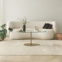 Журнальный столик Hanah Home Porto Transparent Gold фото №2 — интернет-магазин Desire.md