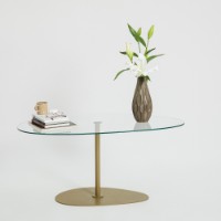 Журнальный столик Hanah Home Porto Transparent Gold фото №5 — интернет-магазин Desire.md