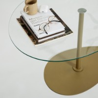 Журнальный столик Hanah Home Porto Transparent Gold фото №7 — интернет-магазин Desire.md