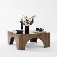 Журнальный столик Hanah Home Seine Walnut Dark Grey