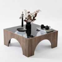 Журнальный столик Hanah Home Seine Walnut Dark Grey фото №3 — интернет-магазин Desire.md