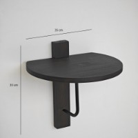 Настенная полка Hanah Home Reve Anthracite Black фото №7 — интернет-магазин Desire.md