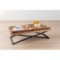 Măsuţă cafea Hanah Home Towly Walnut imaginea #8 — magazin online Desire.md