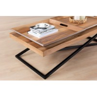 Măsuţă cafea Hanah Home Towly Walnut imaginea #9 — magazin online Desire.md