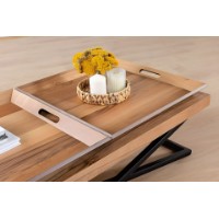Măsuţă cafea Hanah Home Towly Walnut imaginea #10 — magazin online Desire.md