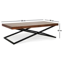 Măsuţă cafea Hanah Home Towly Walnut imaginea #15 — magazin online Desire.md