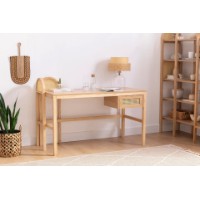 Masa de birou Hanah Home Nala 130 Natural imaginea #2 — magazin online Desire.md