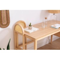 Masa de birou Hanah Home Nala 130 Natural imaginea #3 — magazin online Desire.md